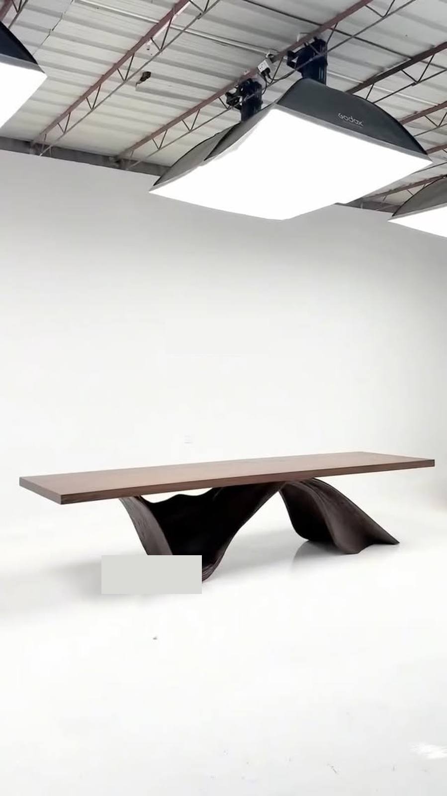 Solid wood furniture doesnt need to be bulky and boxy!