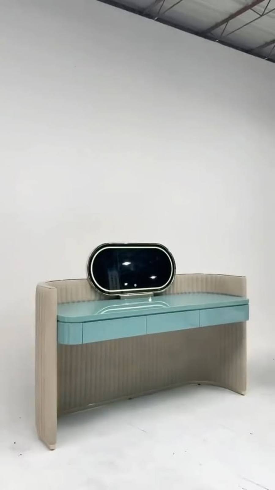 Metal and Leather Lounge Piece