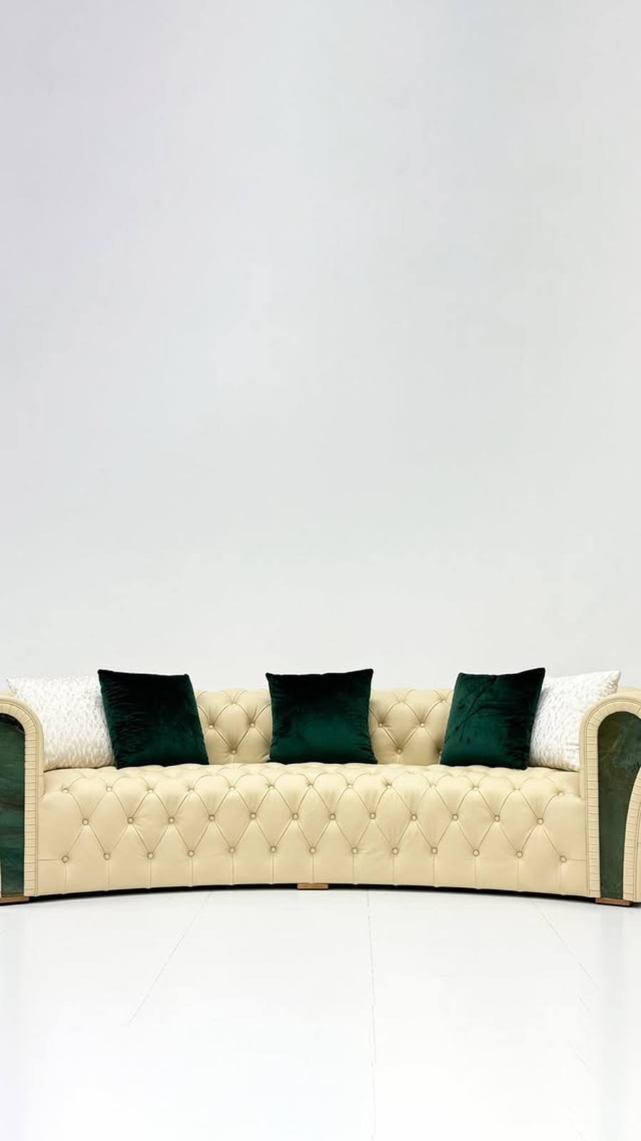 Luxury Statement Sofa Peak Italian light luxury