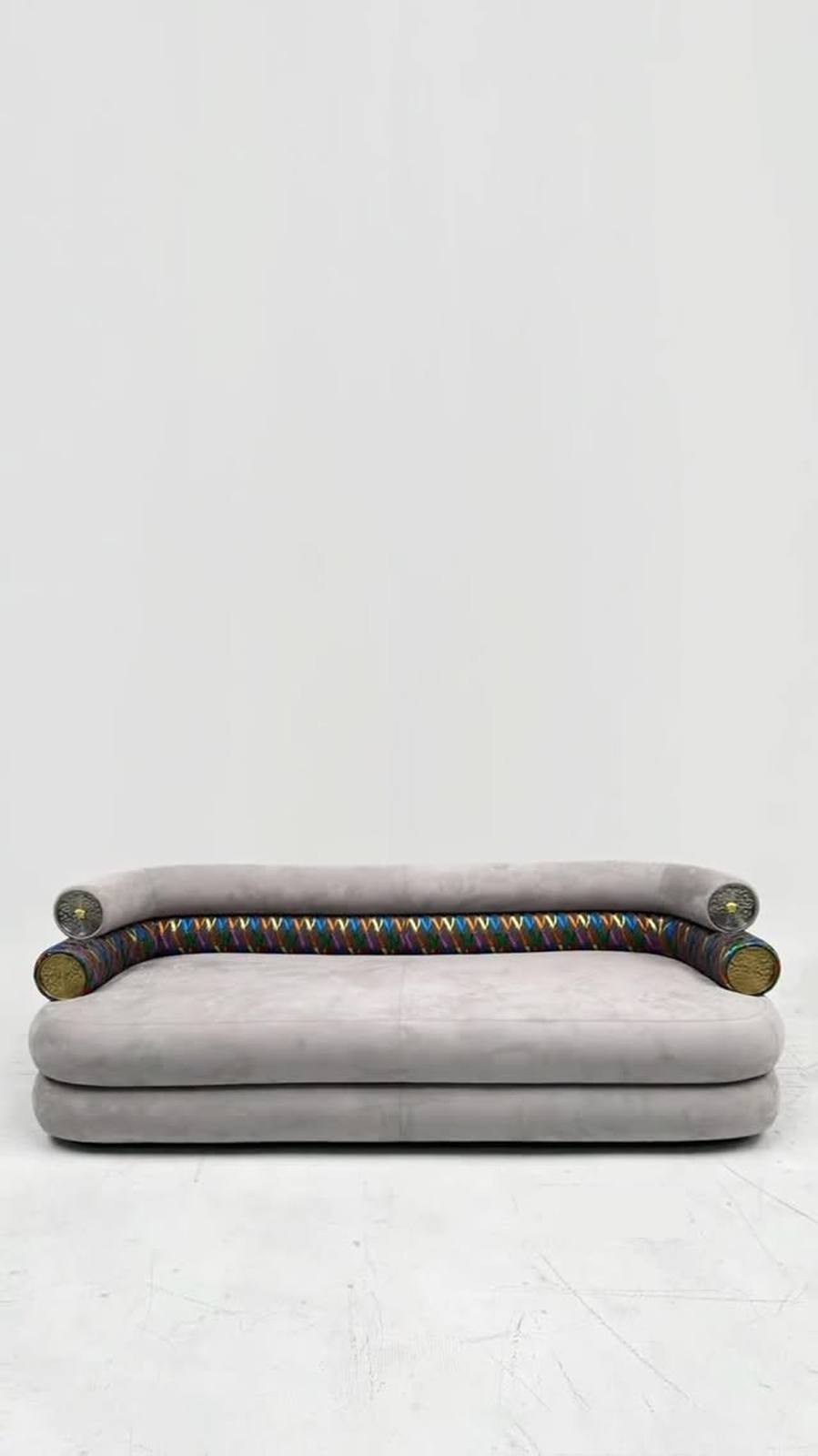 This sculptural sofa is my perfect match.